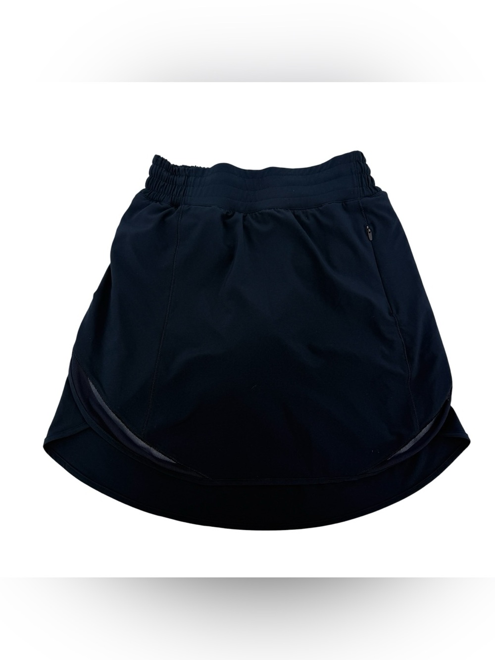 Lululemon Women’s Black Active Skort With Side Zipper Pocket Size 2
